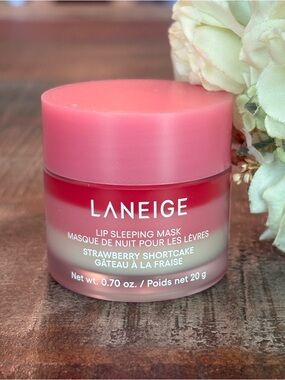 NEW Laneige LIP Sleeping Mask in STRAWBERRY 🍓 SHORTCAKE Full Size LTD EDITION!